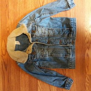 Carters denim jean trucker jacket kids size 4/5